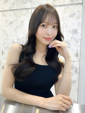 シーシンジュク 新宿南口(Sea shinjuku) 韓国風前髪×シルキーベージュ【髪質改善/新宿/マッシュパーマ】