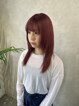 ミューバイケンジ(miu by KENJE) miu 濃いめレッドカラー