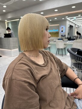 ロンド マーレ 天神大名店(Lond mare) ピンクブラウン/暖色カラー/カシスピンク/韓国ヘア/顔周りカット