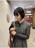 #暗髪ボブ