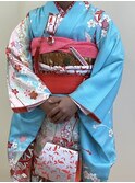 七五三 七歳 着付けヘアメイク