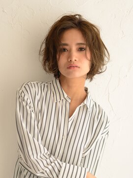 アース オーセンティック 武蔵小山店(EARTH Authentic) レディース_ボブ_ミディアム_パーマ_武蔵小山