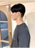 2way センターパート メンズカット