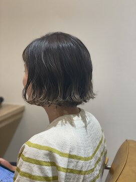 ラポールヘアー(rapport hair) 【切りっぱなしショート】【毛先ハイトーン】