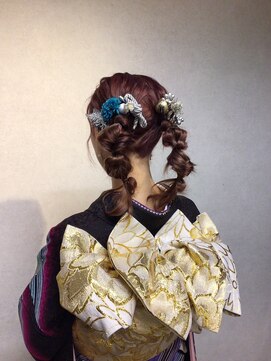 チーモ ハッピー ヘア メイク(CheeMo happy hair make) ヘアアレンジ ヘアセット 着物ヘア