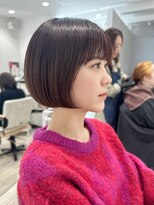 レヴ 草加店(LEV.)&nbsp;魅力倍増カールセミディーシアー姫カットダークアッシュ