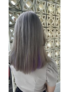 ワクヘアー(WaKu hair) グレイベージュ＋ラベンダー