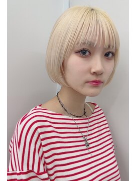 イーストハムアネーロ(EAST HAM anello) ハイトーンミルクティ×ボブ