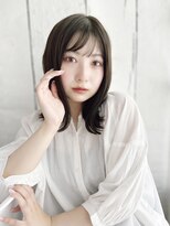 ナル 宇都宮(nalu)&nbsp;ダークカラーの外ハネスタイル