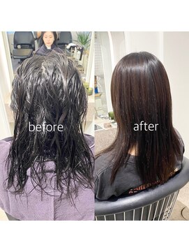 オフィーリア 名古屋 髪質改善/縮毛矯正オフィーリア髪潤髪質改善ストレート