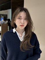 前髪ありなし×韓国風ロング×美シルエット×くびれレイヤー