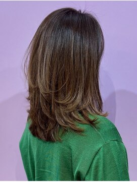 レジュール Rejouir くすみベージュ/マロンベージュ/レイヤーカット