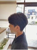 センターパート/ニュアンスパーマ/マッシュ/センター分け