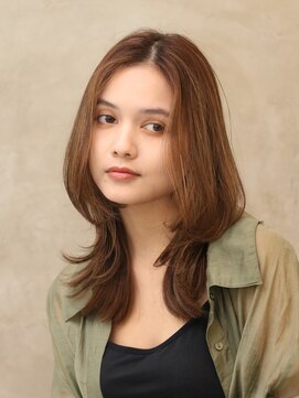 アース 新越谷店(HAIR&MAKE EARTH) ウルフレイヤーセミロング