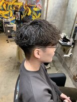 カーニー 上野(kearny)&nbsp;メンズマッシュ/波巻きスパイラルパーマ/スパイラルパーマ