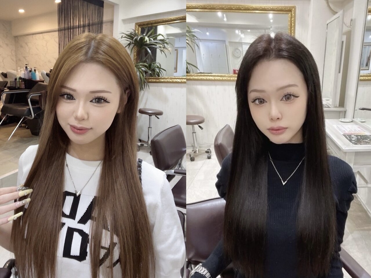 シールエクステ インナーカラーに関する美容院・美容室