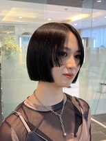 ザザ 高田馬場(ZA/ZA)&nbsp;パツっとラインでモードなボブ