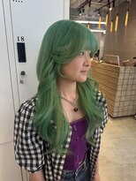エイト ヘアサロン 渋谷本店(EIGHT)&nbsp;ミントグリーン♪
