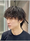 シャドウパーマ/ニュアンスパーマ/波巻きパーマ