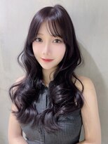 アルバム 池袋(ALBUM) 暗めカラーロンググレージュ韓国ヘア顔周りレイヤー_F51017