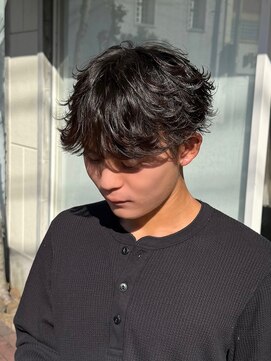 アロハナ 津店(ALOHANA) 学生U24！ツーブロ・刈り上げフェザーパーマ風メンズスタイル