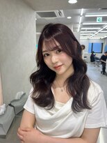 アスター 天神大名店(Aster) 暗めカラー/小顔/ピンクラベンダー/ピンクカラー/天神/レイヤー