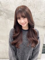 シイム(CYM)&nbsp;透明感モカグレージュ/顔まわりカット/レイヤーカット