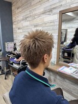 アンサ 阪急桂店(ANSA)&nbsp;スパイキーショート×ミルクティーベージュ