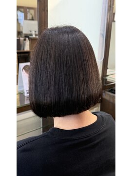 髪質改善カラーボブ