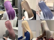 ★ハイトーンでもツヤ髪キープ！ケアブリーチやトリートメントでダメージレスかつハイトーンを叶えます