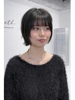 ムクコア(Muk CORE) くびれボブ ハッシュカット レイヤーボブ ボブ 脱ショート