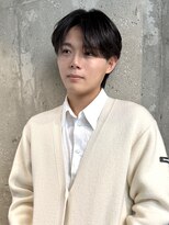 オルカ(ORCA)&nbsp;センターパート　ニュアンスパーマ　毛流れ　メンズ　南川聖華