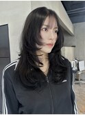 レイヤーカット/顔まわりレイヤー/ハッシュカット/kyoka