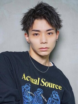 MEN'S HAIR BLEACHi 岐阜柳津店【メンズ ヘア ブリーチ】【4月29日オープン(予定)】 【BLEACHi】ルーズアップバング【numberA.×BLEACHi】ナチュラル