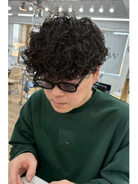 ユイマァルスロウ 倉敷(YUIMARLSLOW) プードルパーマ20代30代40代メンズパーマシャドウパーマ