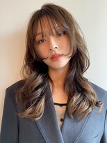 ブラウヘアアンドケア(care) ロングレイヤー×ナチュラルブラウン