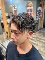 スタンドバーバー 柏(STAND BARBER)&nbsp;リバースセンターパート/ニュアンスパーマ/ダウンバング/柏