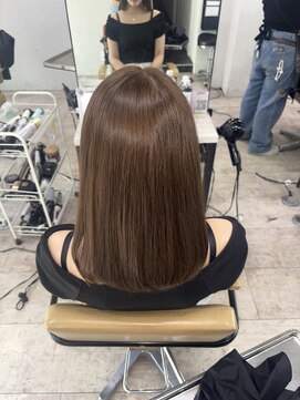 アジールヘア 所沢プロペ通り店(agir hair) オリーブブラウン 所沢