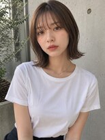 フリー(Free)&nbsp;20代30代40代50代似合わせマッシュショートボブフレンチバング