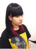 サイドアレンジカラーピンク