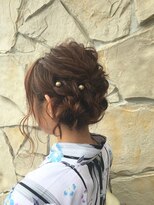 ヘアメイク ヴァロ(Hair Make VaLo)&nbsp;浴衣アレンジ＋片寄シニヨン