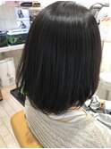 縮毛矯正だけでは物足りない方、毛先にほんの少しカールが欲しい