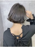 大人女性のショートボブ