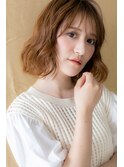 キャラメルベージュ大人ガーリーＡラインボブZ上尾10代20代30代