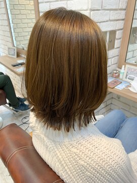 レガロ(REGALO) くびれボブ×カーキベージュ