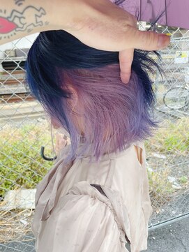 サロンドミルク 溝の口店(salon de MiLK) ＊東リベの灰谷竜胆みたいな色にしたい…。はい！出来ます！！