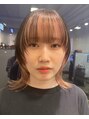 エレッタプロデュースドバイアリュール(Eletta Produced by ALLURE) ウルフにピッタリ!柔らかいピンクのブリーチオンカラー