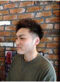ツーブロックアップバングショート
