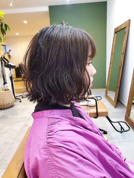 ヨハク(yohak) ボブ×パーマ