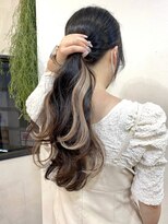 リコバイアフロート(riko by afloat)&nbsp;レイヤーロング/インナーエクステ/ミルクティーベージュ